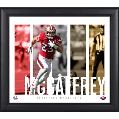 Christian McCaffrey San Francisco 49ers Framed 15" x 17" Player Panel Collage