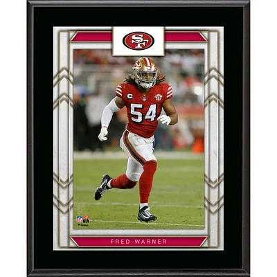 Fred Warner San Francisco 49ers Framed 10.5" x 13" Sublimated Player Plaque