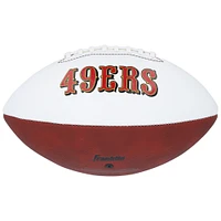 George Kittle San Francisco 49ers Autographed Franklin White Panel Football 