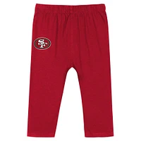Infant Gold/Scarlet San Francisco 49ers Double Up Long Sleeve Bodysuit Pant Set