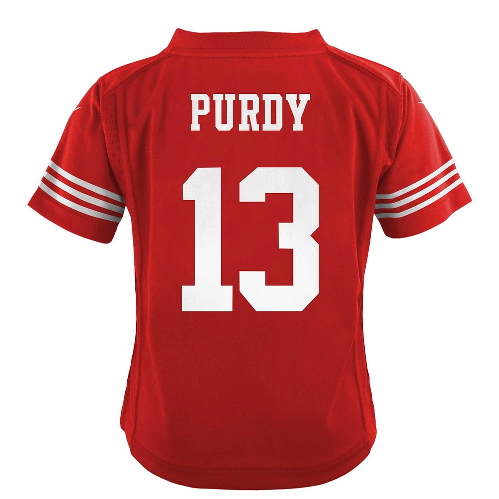 Infant Nike Brock Purdy Scarlet San Francisco 49ers Team Player Game Jersey