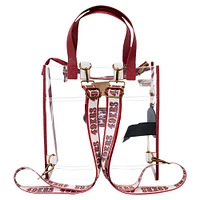 Loungefly San Francisco 49ers Clear Convertible Backpack & Tote Bag