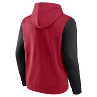 Men's Fanatics Scarlet San Francisco 49ers Big & Tall Outline Pullover Hoodie