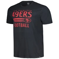 Men's '47 Black San Francisco 49ers Rider Franklin T-Shirt