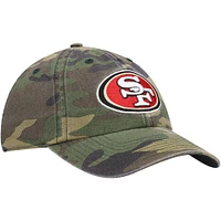 Men's '47 Camo San Francisco 49ers Woodland Clean Up Adjustable Hat