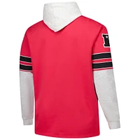 Men's '47 Scarlet San Francisco 49ers Big & Tall Lacer Pullover Hoodie