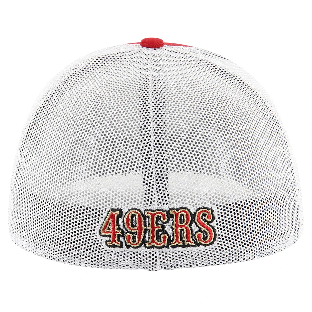 Men's '47 Scarlet San Francisco 49ers Disclose Trophy Stretch Fit Hat