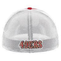 Men's '47 Scarlet San Francisco 49ers Disclose Trophy Stretch Fit Hat