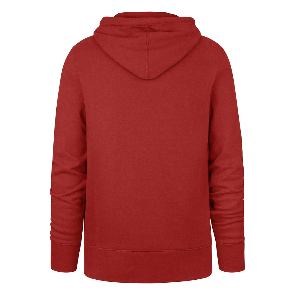 Men's '47 Scarlet San Francisco 49ers Faithful to the Bay Regional Headline Pullover Hoodie