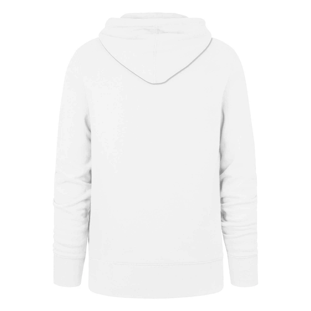 Men's '47 White San Francisco 49ers Elements Arch Headline Pullover Hoodie