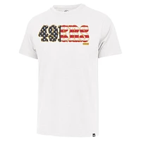 Men's '47 White San Francisco 49ers Flag Script Franklin T-Shirt