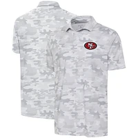 Men's Antigua White San Francisco 49ers Collide Polo