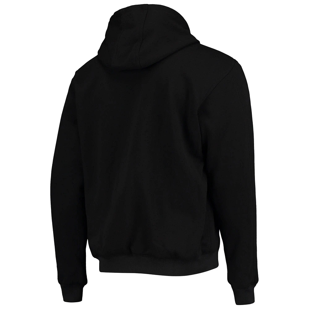 Men's Dunbrooke Black San Francisco 49ers Craftsman Thermal-Lined Full-Zip Hoodie