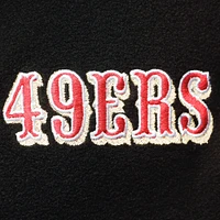 Men's Dunbrooke Black San Francisco 49ers Houston Fleece Full-Zip Vest