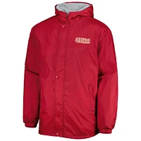Men's Dunbrooke Scarlet San Francisco 49ers Big & Tall Legacy Stadium Full-Zip Jacket