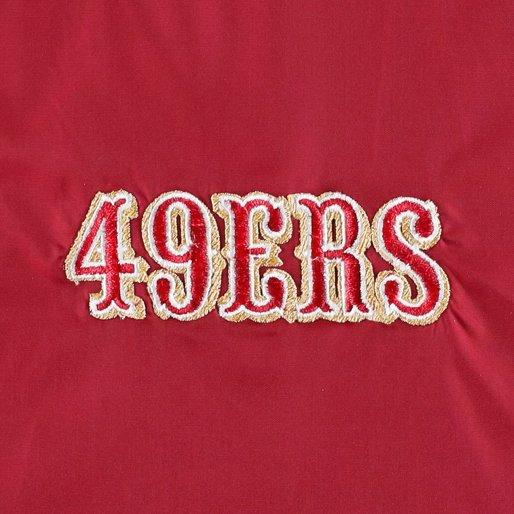Men's Dunbrooke Scarlet San Francisco 49ers Big & Tall Legacy Stadium Full-Zip Jacket