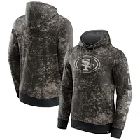 Men's Fanatics  Black/Gray San Francisco 49ers Blackout Tonal Pullover Hoodie