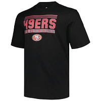 Men's Fanatics Black San Francisco 49ers Big & Tall Pop T-Shirt