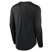 Men's Fanatics Black San Francisco 49ers Blackout Long Sleeve T-Shirt