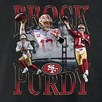 Men's Fanatics Brock Purdy Black San Francisco 49ers Notorious Player Graphic T-Shirt
