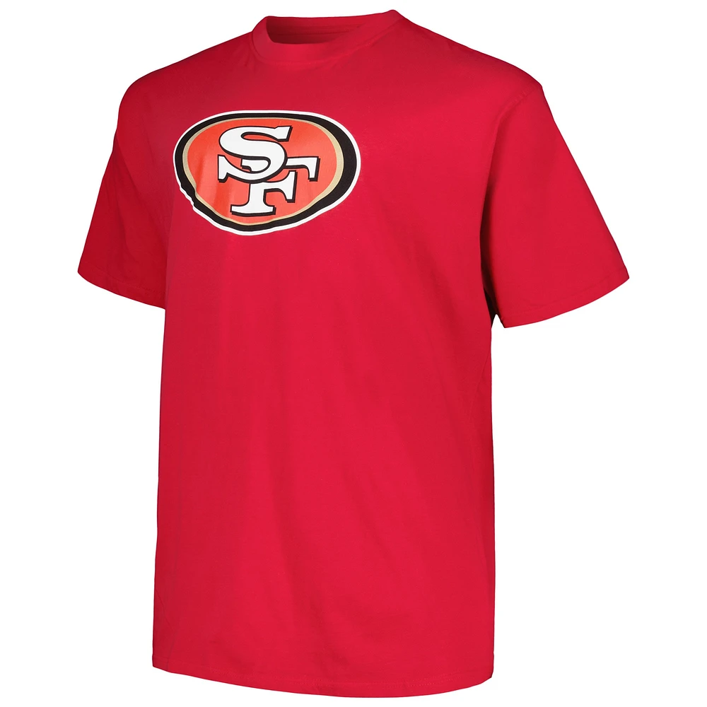 Men's Fanatics Brock Purdy Scarlet San Francisco 49ers Big & Tall Player Name Number T-Shirt