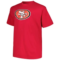 Men's Fanatics Brock Purdy Scarlet San Francisco 49ers Big & Tall Player Name Number T-Shirt
