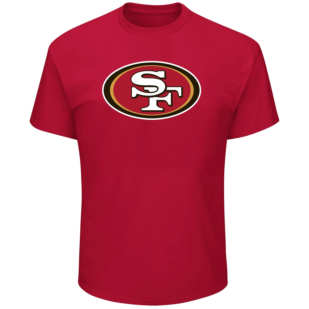 T-shirt Fanatics pour hommes Brock Purdy Scarlet San Francisco 49ers Big & Tall Player Name Number