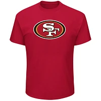 T-shirt Fanatics pour hommes Brock Purdy Scarlet San Francisco 49ers Big & Tall Player Name Number