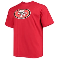 T-shirt avec nom et numéro de joueur Fanatics George Kittle Scarlet San Francisco 49ers pour hommes