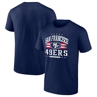 Men's Fanatics Navy San Francisco 49ers Big & Tall Americana T-Shirt