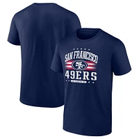 Men's Fanatics Navy San Francisco 49ers Big & Tall Americana T-Shirt