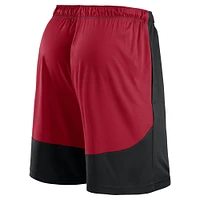 Short de lancement Fanatics pour homme, couleur écarlate/noir, taille grande et grande, San Francisco 49ers