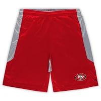 Men's Fanatics Scarlet San Francisco 49ers Big & Tall Team Logo Shorts