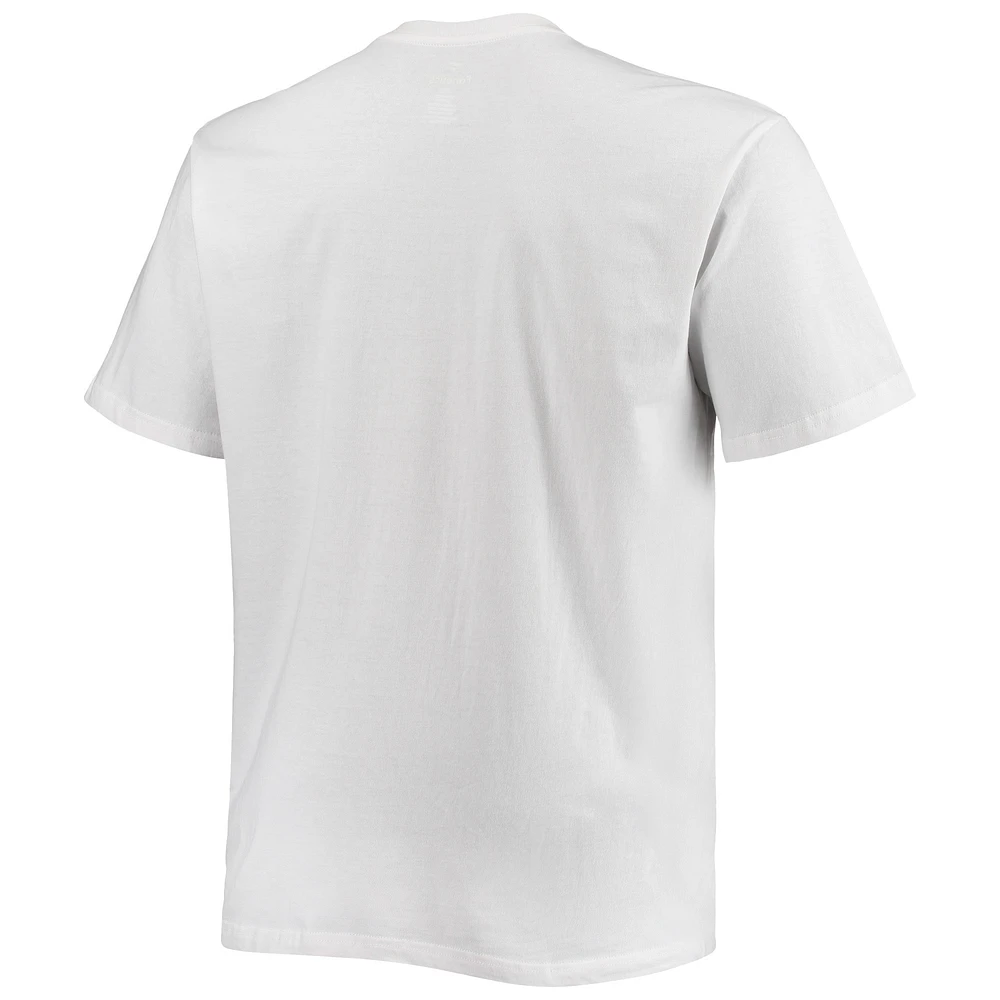 Men's Fanatics White San Francisco 49ers Big & Tall City Pride T-Shirt