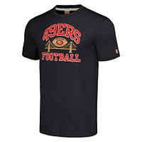 Men's Homage Charcoal San Francisco 49ers Hyper Local Tri-Blend T-Shirt