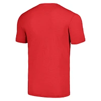Hommage pour hommes Christian McCaffrey et Brock Purdy Scarlet San Francisco 49ers NFL Jam Tri-Blend T-Shirt