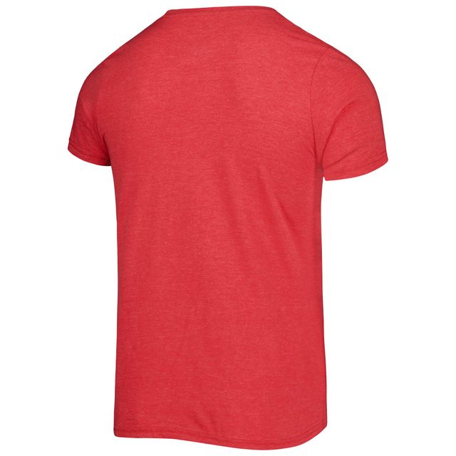 T-shirt triple mélange Hommage Scarlet San Francisco 49ers Stadium pour homme