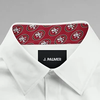 Men's J. Palmer White San Francisco 49ers Man-In-Motion Long Sleeve Button-Up Dress Shirt