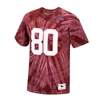 Men's Mitchell & Ness Jerry Rice Scarlet San Francisco 49ers Tie-Dye Super Bowl XXIII Retired Player Name Number T-Shirt