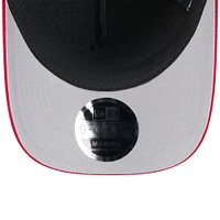 Men's New Era Black/Scarlet San Francisco 49ers 2025 NFL Draft 9FORTY M-Crown A-Frame Adjustable Hat