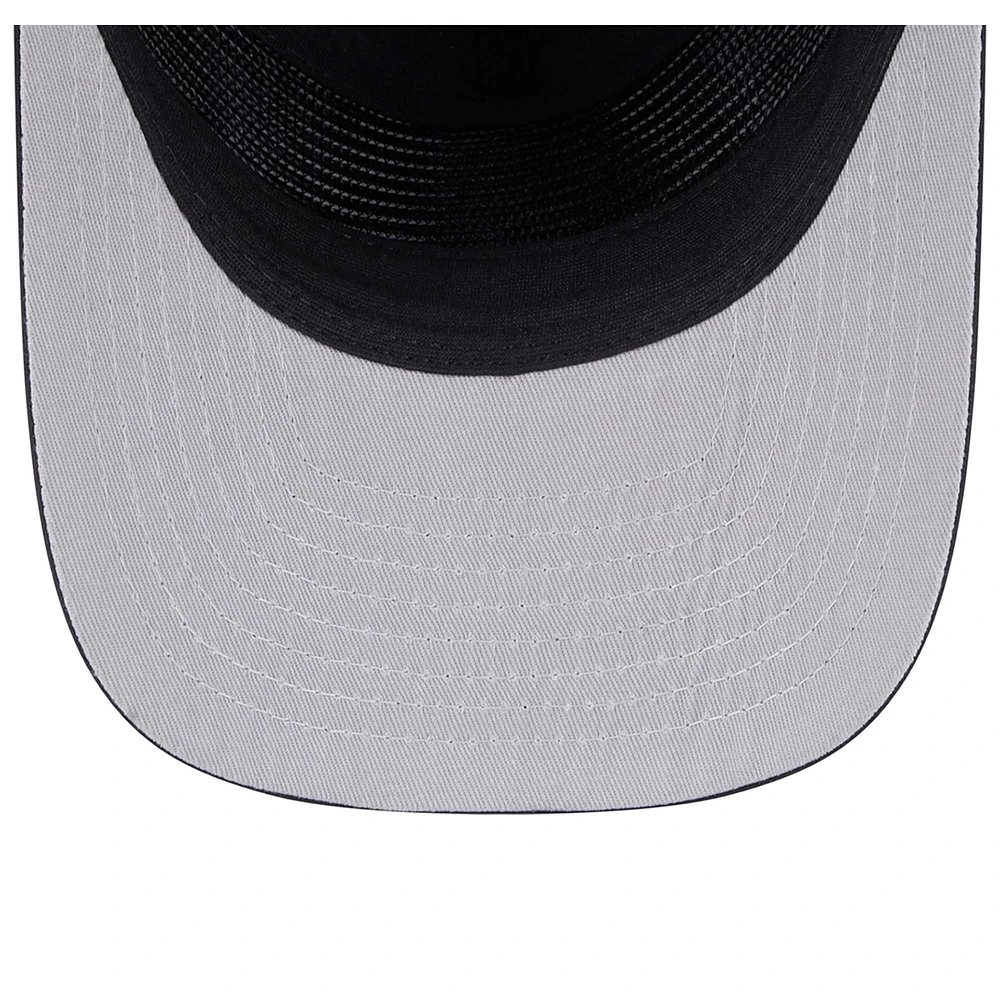 Men's New Era Black San Francisco 49ers Injection Golfer Adjustable Hat