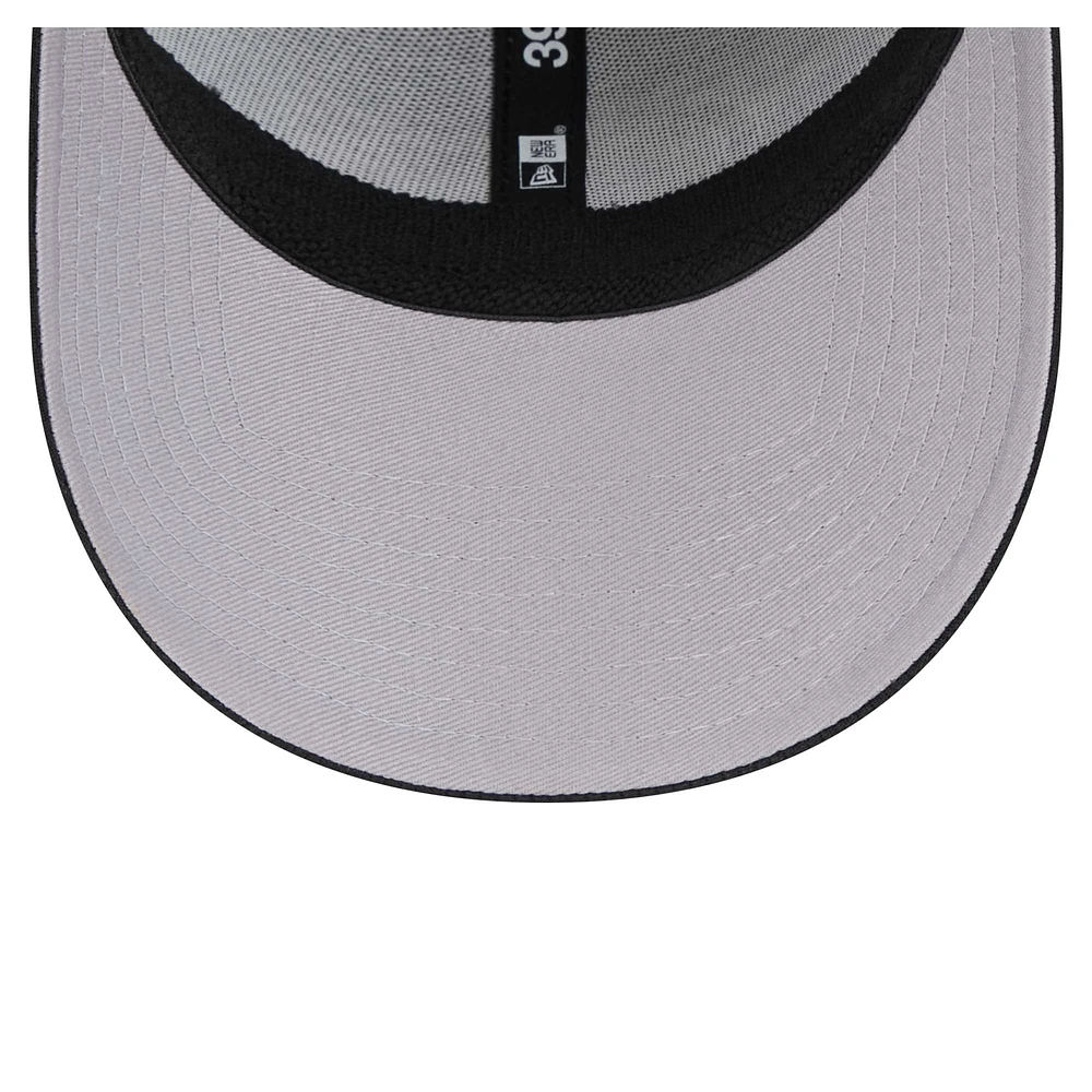 Men's New Era Black San Francisco 49ers Sport Night Active 39THIRTY Flex Hat