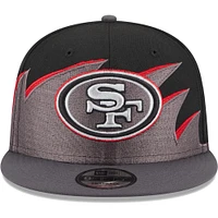 Men's New Era Black San Francisco 49ers Tidal 9FIFTY Snapback Hat