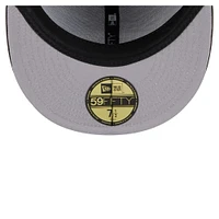 Men's New Era  Brown San Francisco 49ers Choco Cord 59FIFTY Fitted Hat