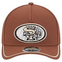 Men's New Era  Brown San Francisco 49ers Motorsport 9FORTY Adjustable Hat