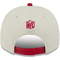 Men's New Era Cream/Scarlet San Francisco 49ers 2025 NFL Draft 9FIFTY A-Frame Snapback Hat