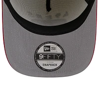 Men's New Era Cream/Scarlet San Francisco 49ers 2025 NFL Draft 9FIFTY A-Frame Snapback Hat