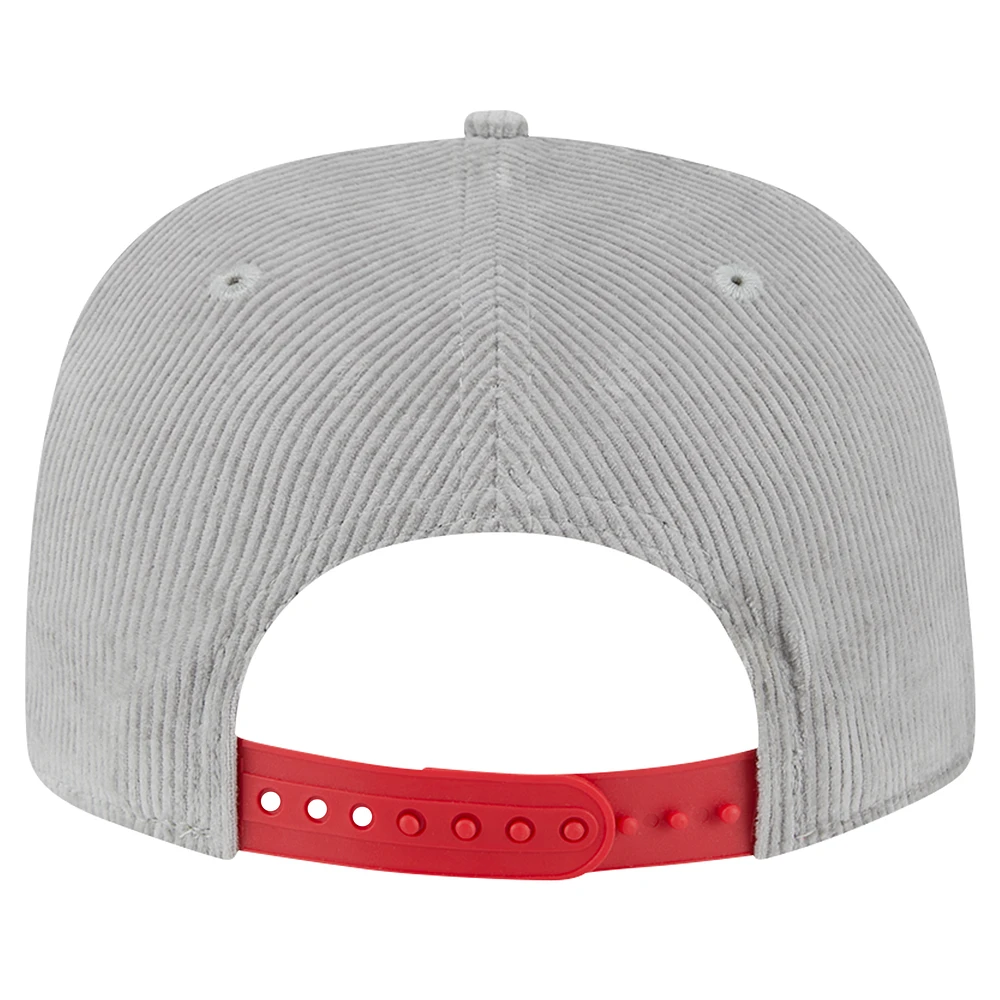Men's New Era  Gray San Francisco 49ers Corduroy Golfer Adjustable Hat