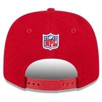 Men's New Era Scarlet San Francisco 49ers 2024 Sideline 9SEVENTY Stretch-Snap Hat