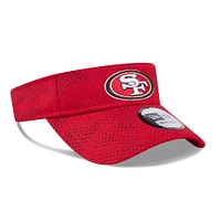 Men's New Era  Scarlet San Francisco 49ers 2024 Sideline Visor